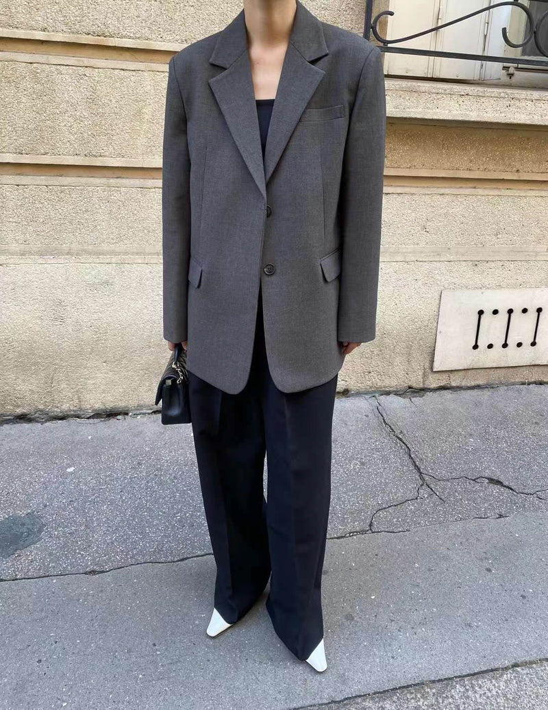 JUNO BLAZER CHARCOAL