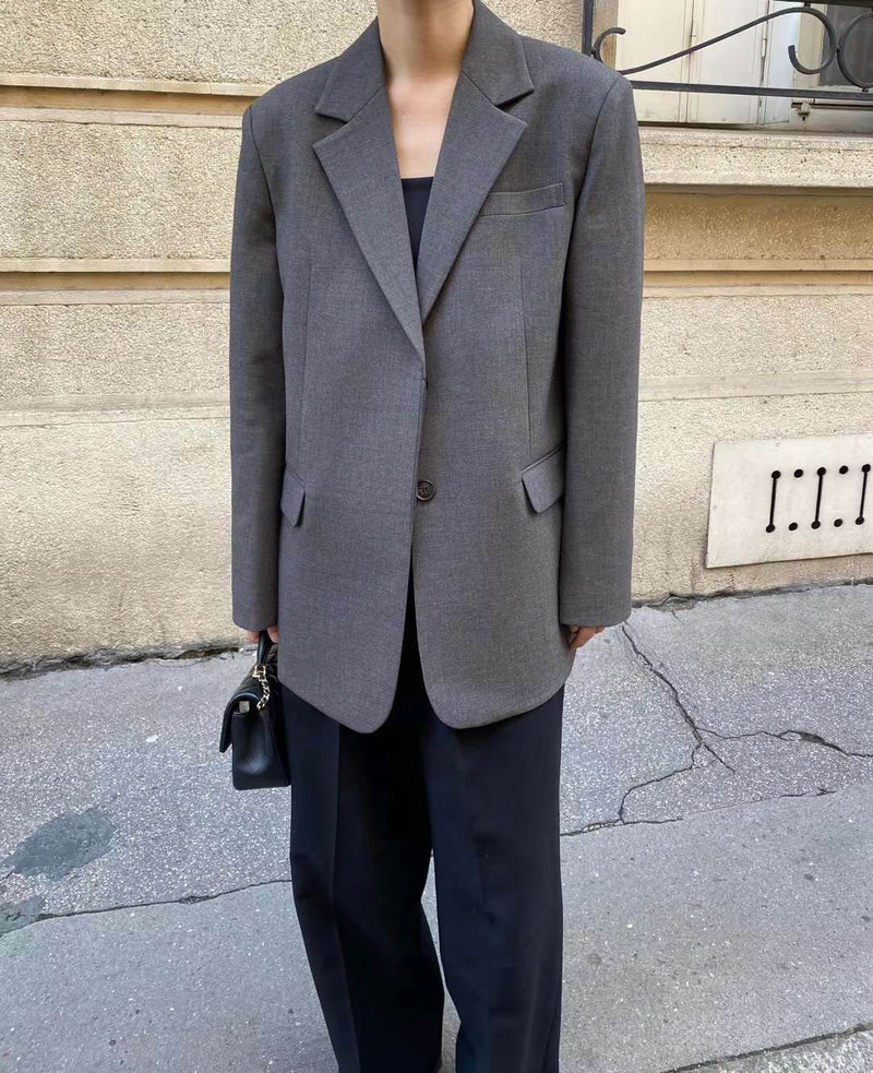JUNO BLAZER CHARCOAL