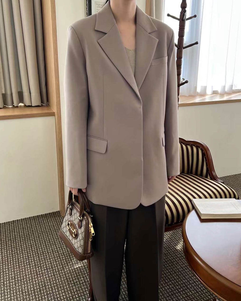 JUNO BLAZER TAUPE