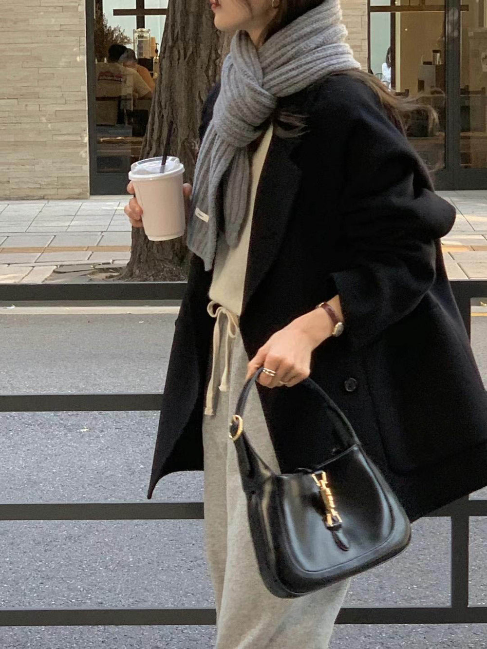 AIDA WOOL CASHMERE COAT BLACK – SANNA New York AIDA WOOL CASHMERE COAT BLACK – SANNA New York
