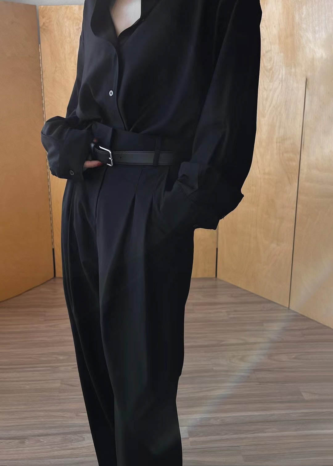 Sanna 2 Wool Trousers Black