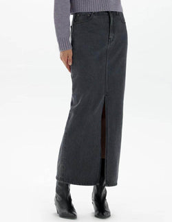 Hardtail long deals denim skirt