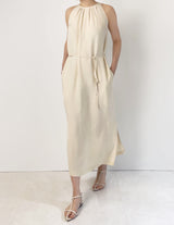Luce Halter Dress Ivory