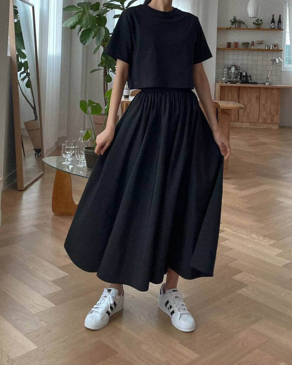 ADJANI SKIRT BLACK – SANNA New York