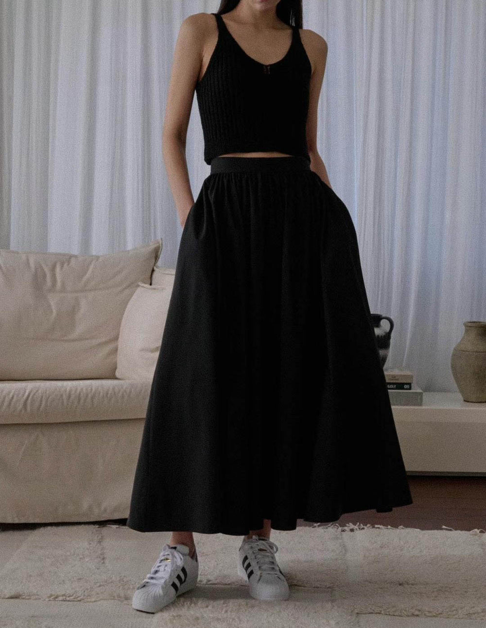 ADJANI SKIRT BLACK – SANNA New York