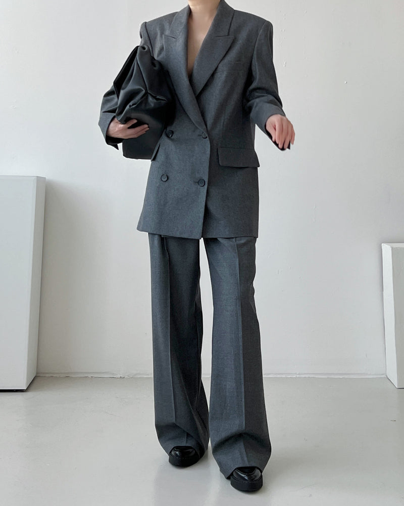 ALEXIS BLAZER CHARCOAL