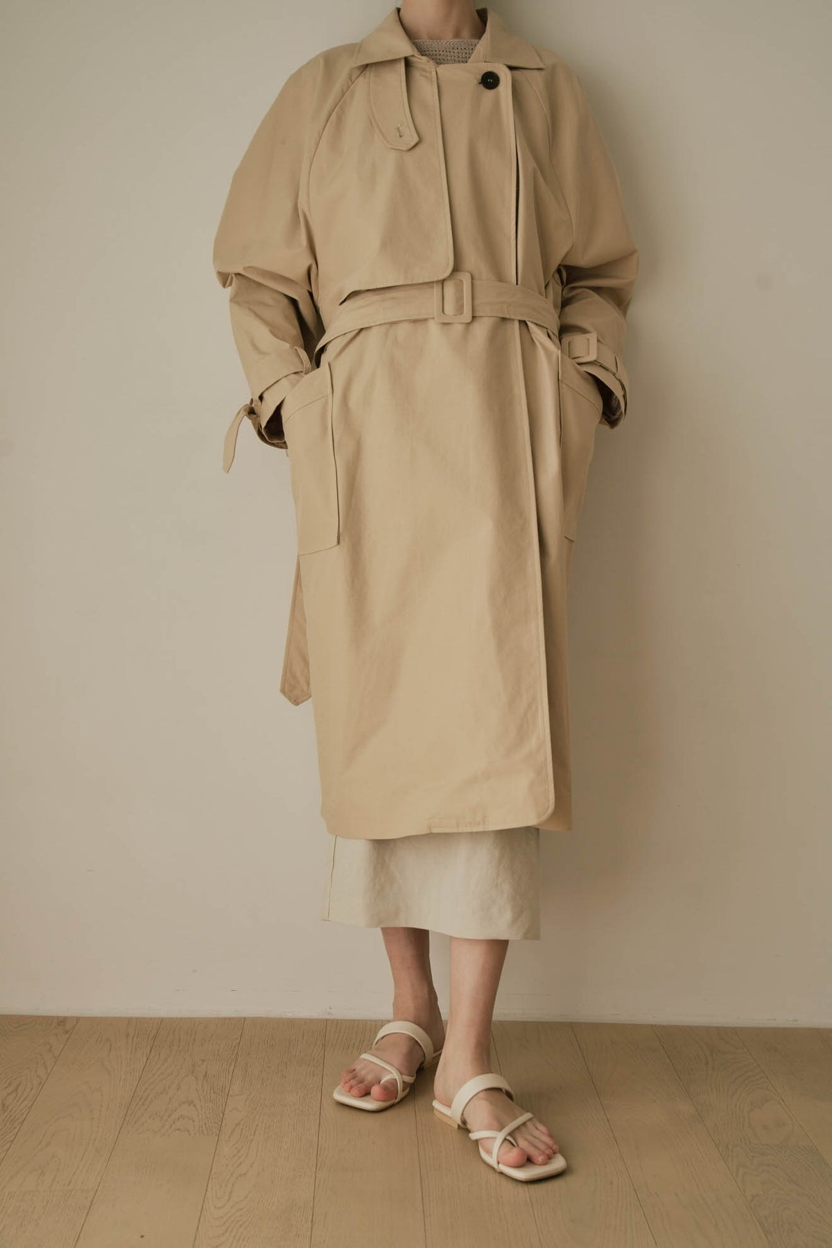 Lotte Trench Light Beige – SANNA New York