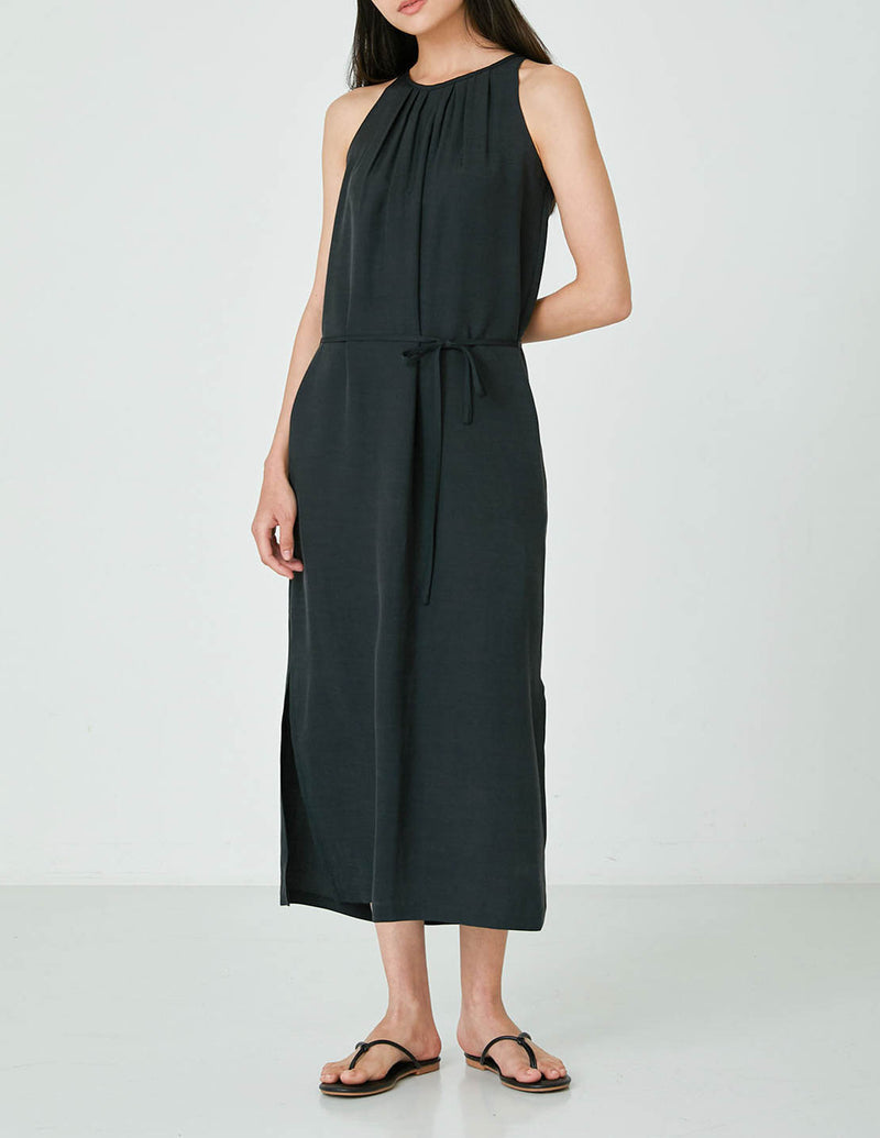 Luce Halter Dress Black