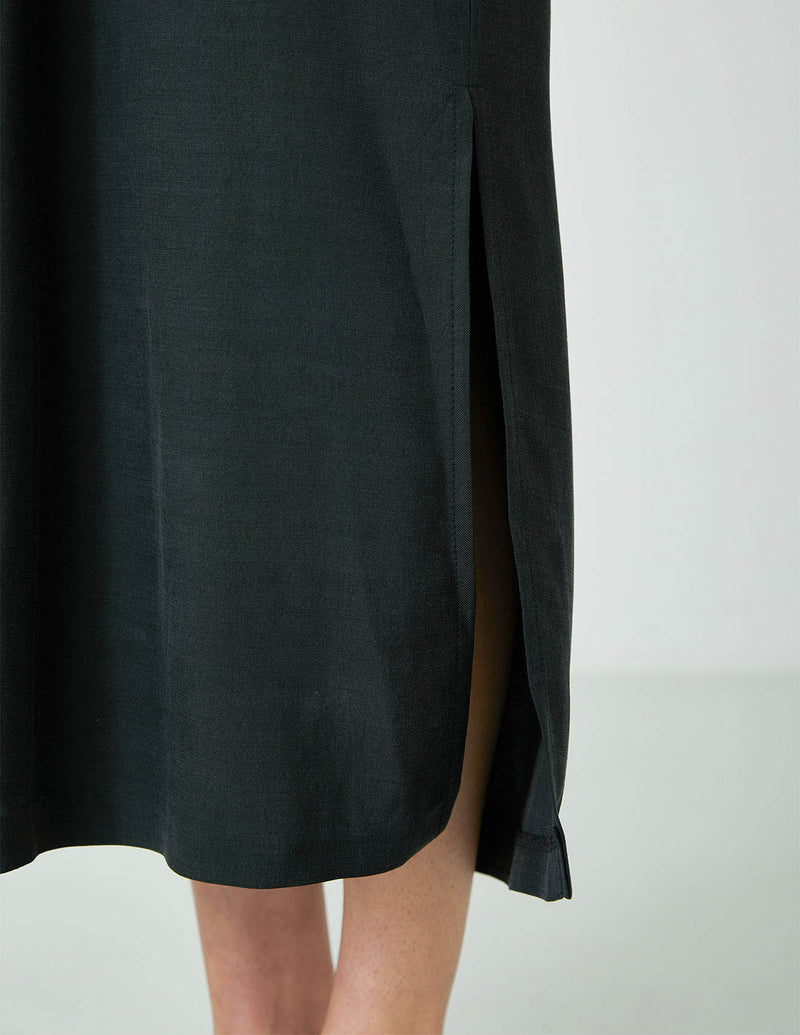 Luce Halter Dress Black